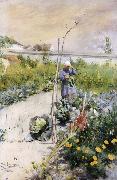 Carl Larsson IN Kokstradgarden France oil painting artist